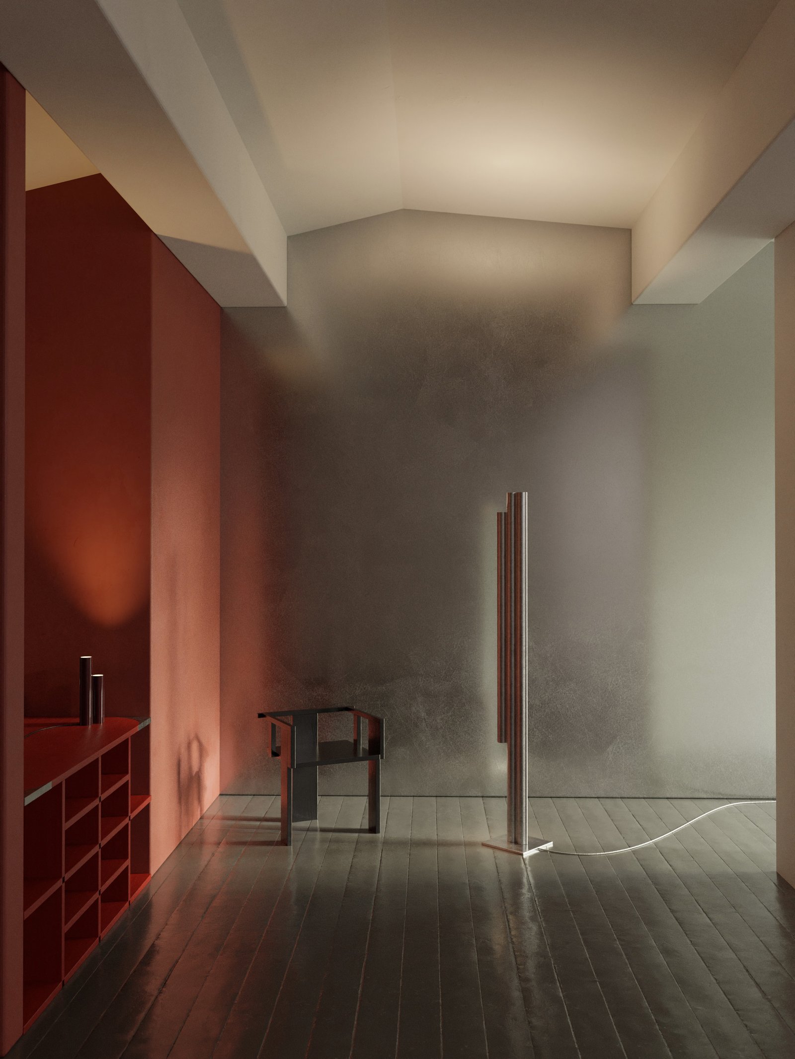 Lambert & Fils Silo floor lamp in a modern setting